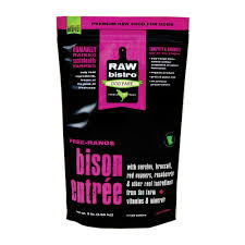 Raw Bistro Frozen Bison Entree For Dogs 3lb - Paw Naturals