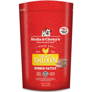Stella & Chewy's Chewy's Chicken Dinner Patties Raw Frozen Dog Food 6lb - Paw Naturals