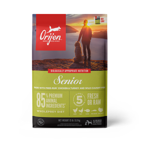 Orijen Senior Dry Dog Food 13lb - Paw Naturals
