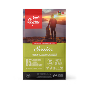 Orijen Senior Dry Dog Food 25lb - Paw Naturals