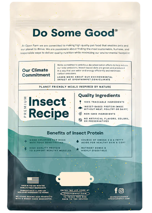 Open Farm Kind Earth Premium Insect Recipe Dry Dog Food - Paw Naturals