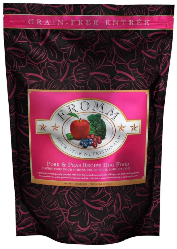Fromm Four Star Grain-Free Pork And Peas Dry Dog Food 4lb - Paw Naturals