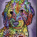 Dean Russo Original Canvas Wall Art Sweet Doodle 16x20 - Paw Naturals
