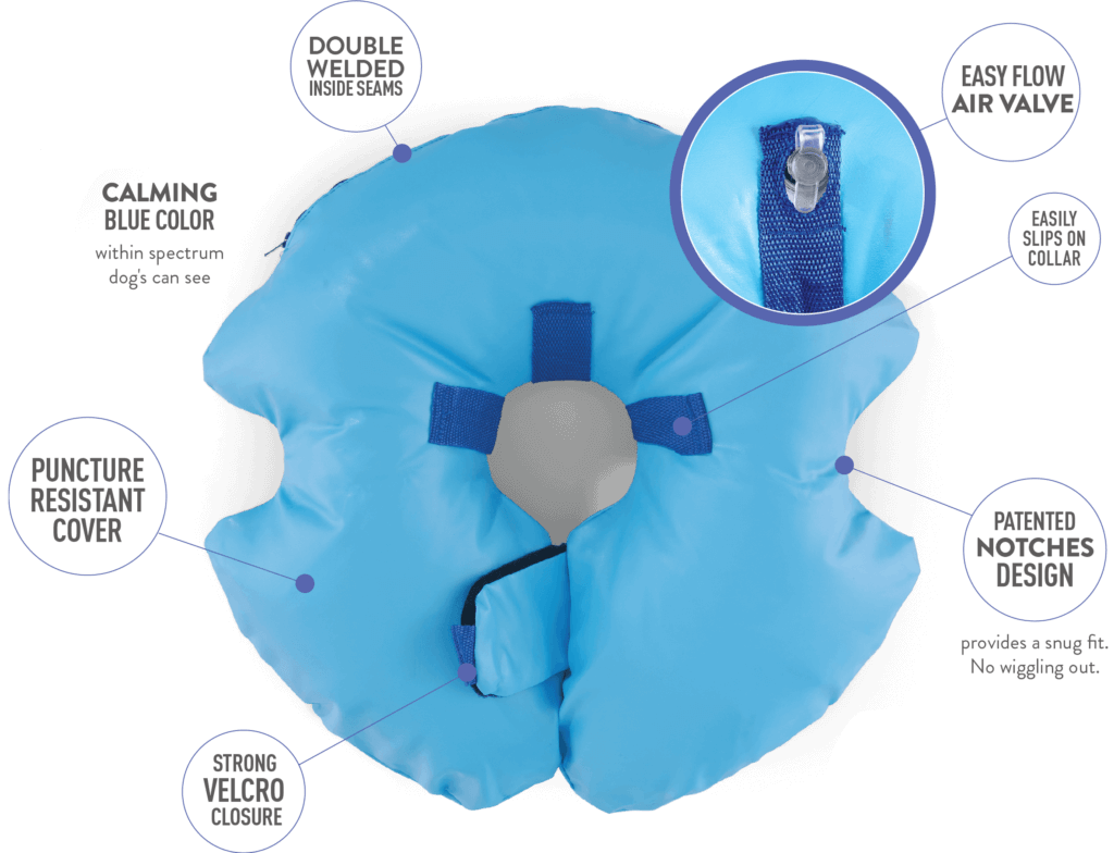 Dogswell Remedy + Recovery Stay-Rite Inflatable E-Collar