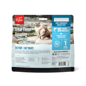 Orijen Freeze-Dried 6 Fish Cat Treat 1.25oz - Paw Naturals