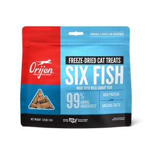 Orijen Freeze-Dried 6 Fish Cat Treat 1.25oz - Paw Naturals