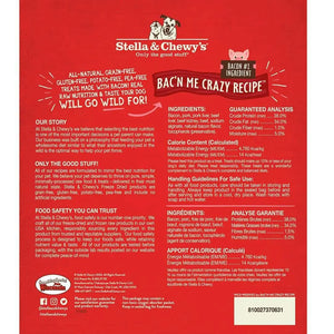 Stella & Chewy's Wild Weenies Bac'n Me Crazy Freeze-Dried Raw Dog Treats - Paw Naturals