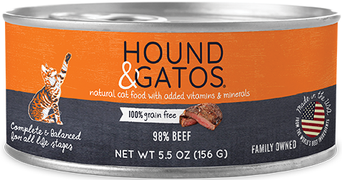 Hound & Gatos Canned Cat Food 5.5oz - Paw Naturals