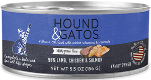 Hound & Gatos Canned Cat Food 5.5oz - Paw Naturals