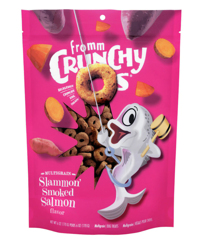 Fromm Crunchy O's Dog Treat Slammon Salmon / 6oz - Paw Naturals