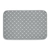 Bone Dry Gray Printed Trellis Paw Pet Mat