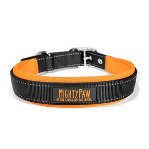 Mighty Paw Sport Collar 2.0 Orange / Medium - Paw Naturals