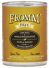 Fromm Grain Free Chicken & Sweet Potato Pate Canned Dog Food 12.2oz - Paw Naturals