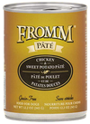 Fromm Grain Free Chicken & Sweet Potato Pate Canned Dog Food 12.2oz - Paw Naturals