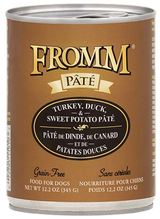 Fromm Pâté Turkey, Duck & Sweet Potato Grain Free Canned Dog Food 12.2oz