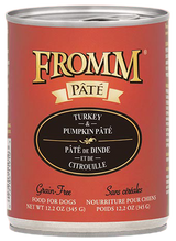 Fromm Grain Free Turkey & Pumpkin Canned Dog Food 12.2 Oz - Paw Naturals