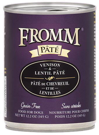 Fromm Pâté Venison & Lentil Grain Free Canned Dog Food 12.2oz