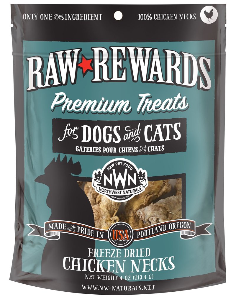 Northwest Naturals Freeze-Dried Poultry Necks For Dogs & Cats Chicken Necks - Paw Naturals