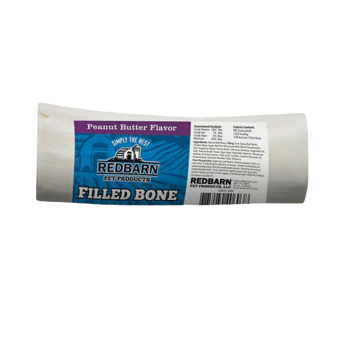 Redbarn Filled Bone Chew Treat for Dogs Peanut Butter / Large - Paw Naturals